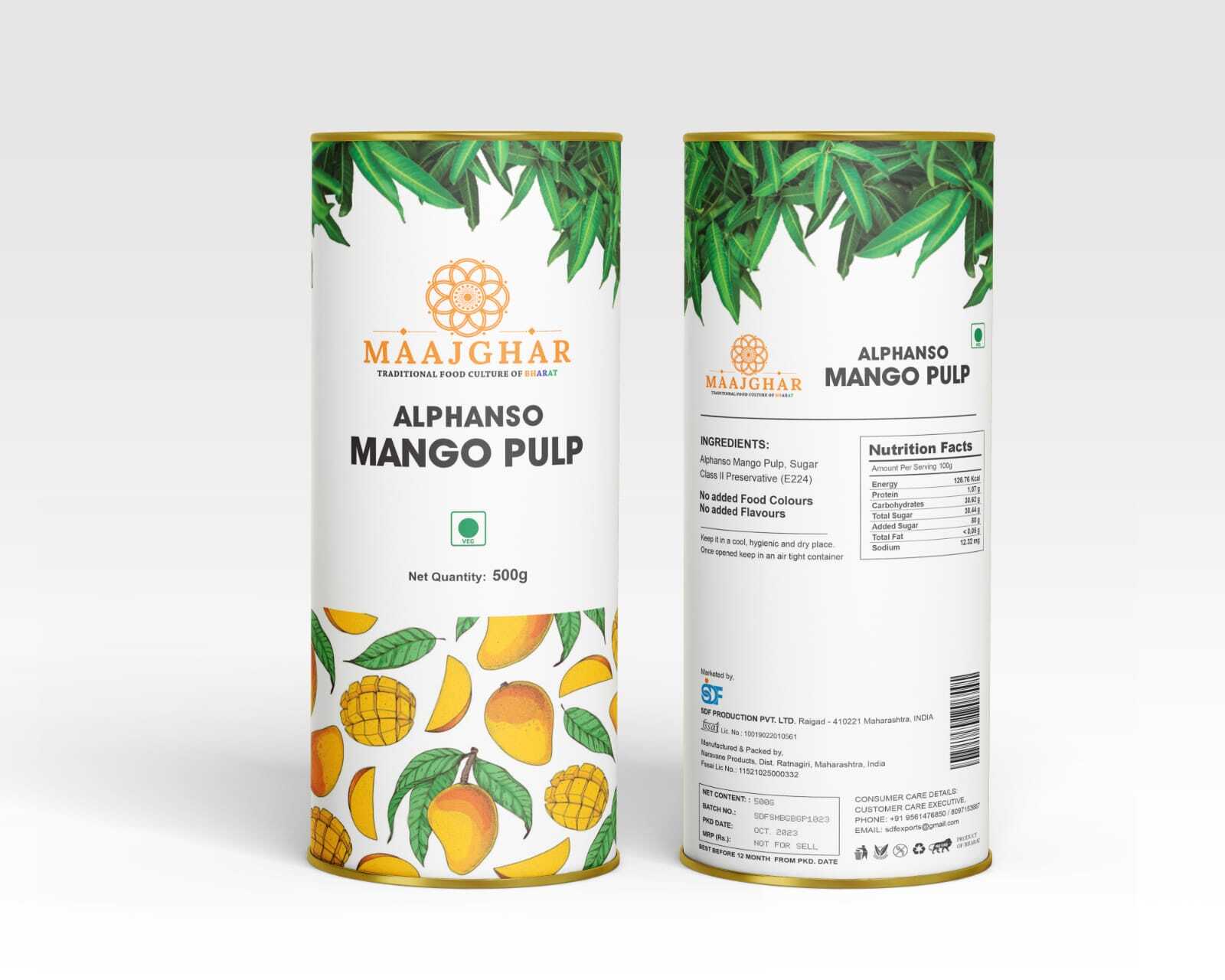 Alphonso mango pulp
